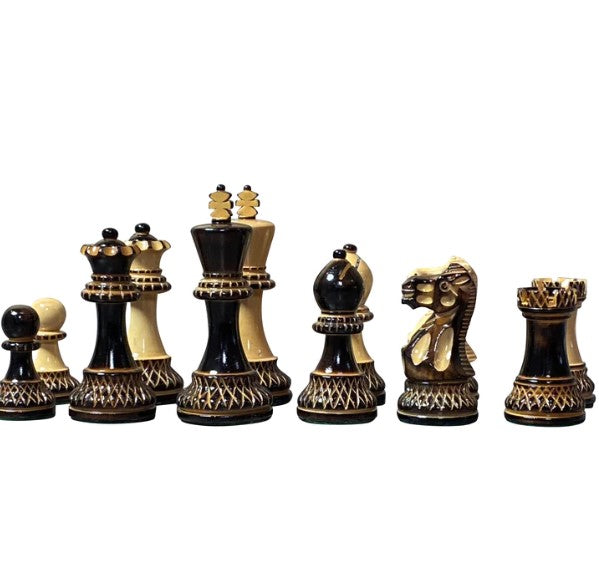 20" Anegre Artistic Parker Chess Set & Vinyl Box -  CHESSMAZE STORE UK